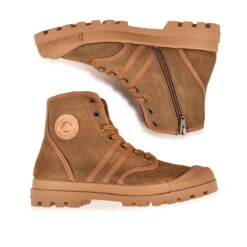 Pataugas AUTHENTIQUE ZIP/SSH F4H CAMEL -Pataugas 628177 BOOTS FEMME OG ZIPS SSH F4H CAMEL 6web