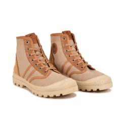 Pataugas AUTHENTIQUE M/MIXTC F4H BEIGE -Pataugas 628318 BOOTS FEMME OG M MIXTC F4H BEIGE 4
