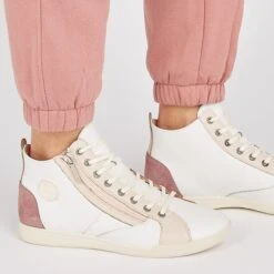 Pataugas PALME/PER F2I ROSE -Pataugas BASKET FEMME PALME PER F2I ROSE 628402 300 Porte 2