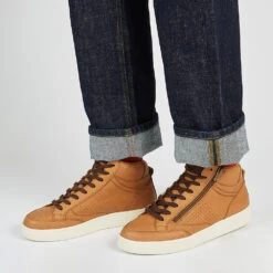 Produits populaires -Pataugas BASKETS HOMME BASALT M ZIPN H4I CHATAIGNE 628471755