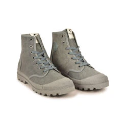 Pataugas AUTHENTIQUE M/TDLV F2I VERT DE GRIS -Pataugas BOOTS FEMME OG M TDLV F2I VERT DE GRIS 628337 305 4