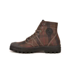 Pataugas AUTHENTIQUE MADE IN FRANCE F4G Tartan Marron -Pataugas BOOTS HOMME AUTHENTIQUE W H4G TARTAN MARRON 3